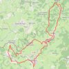 Autour du Lac des Sapins par Saint-Claude-Huissel GPS track, route, trail