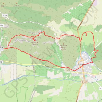 Tour des Opies GPS track, route, trail