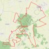 Chef Boutonne vers Loubigné 39.1 kms GPS track, route, trail