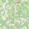 Boucle Bonaguil Sauveterre-la-Lémance GPS track, route, trail