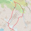 Maladeta, Maldito, d'Astorg, Medio, Coronas depuis la Besurta GPS track, route, trail