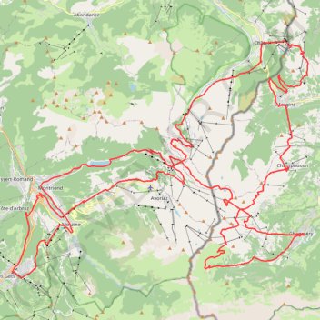 Enduro Tour Mountain Bike des Portes du Soleil GPS track, route, trail