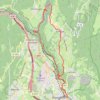 Bellegarde sur Valserine, voie du tram GPS track, route, trail