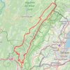 Bellegarde - Mijoux - Lamoura - Giron - Bellegarde GPS track, route, trail