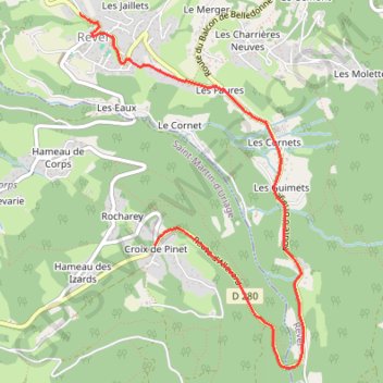 Revel - Saint-Martin-d GPS track, route, trail
