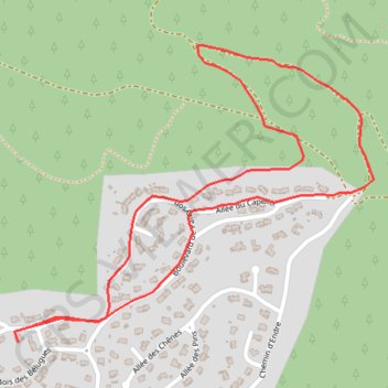 Bois des Bellugues - Le Muy GPS track, route, trail