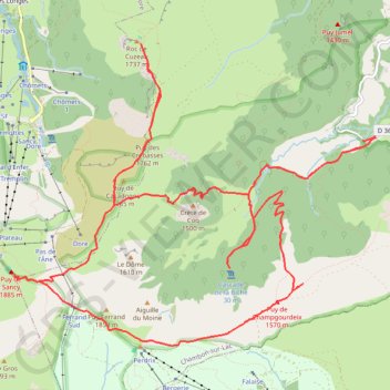 Puy de Sancy GPS track, route, trail
