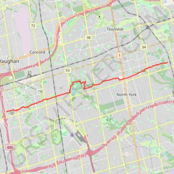 Finch Corridor Recreational Trail GPS track, route, trail