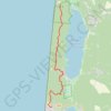 Hourtin-Plage / Lacanau-Océan GPS track, route, trail