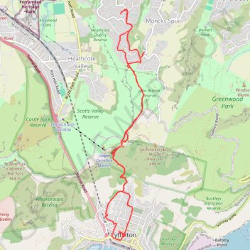Pleasant - Lyttelton GPS track, route, trail