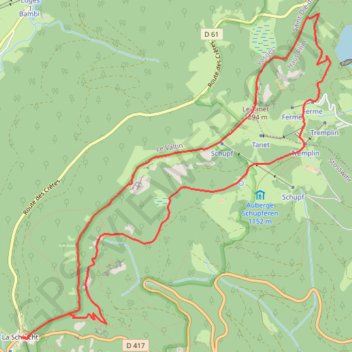 Sentier des Contrebandiers GPS track, route, trail