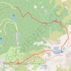 CHAMROUSSE - cascade de l'Oursière, Lacs Roberts, Recoin GPS track, route, trail