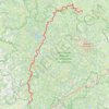 GR46 De Saint-Pardoux-le-Neuf (Creuse) à La Méchaussie (Corrèze) GPS track, route, trail
