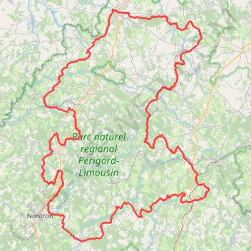 Parc Naturel Périgord-Limousin-Hte-Charente GPS track, route, trail