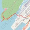 Yakutania Point trail in Skagway Alaska USA GPS track, route, trail