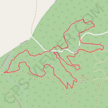 Turner Hill Mountain Bike Trail GPS track, route, trail