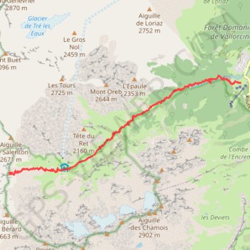 Col des cochon GPS track, route, trail