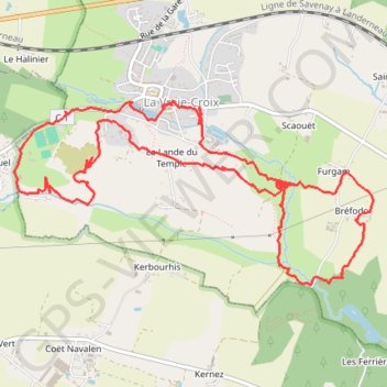 La Vraie-Croix GPS track, route, trail