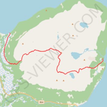 Norvège - Alpes de Lyngen - Ullstinden GPS track, route, trail