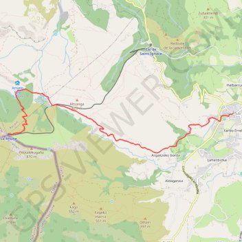 La Rhune - Sare GPS track, route, trail