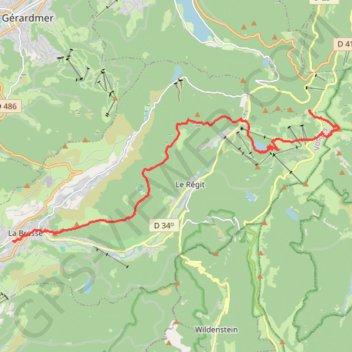 J1 - La Bresse - Refuge Le Sotré via Le Hohneck GPS track, route, trail