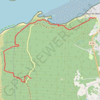 Ronce-les-Bains - Circuit officiel N° 4 - 18365 - UtagawaVTT.com GPS track, route, trail