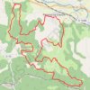 Trail des Balcons de la Drôme GPS track, route, trail