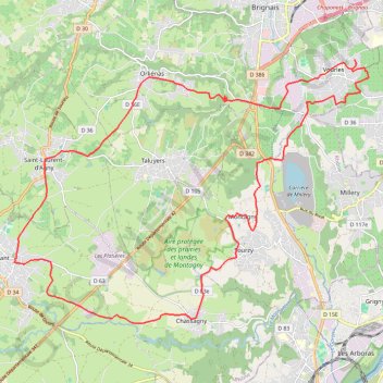 Trace GPS track, route, trail