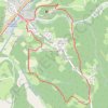 Sauveterre-la-Lémance, vers le hameau de la Ville - Pays de la vallée du Lot GPS track, route, trail