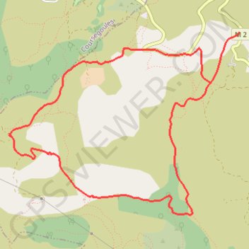 Tour de la croix de Malvan GPS track, route, trail