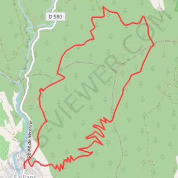 La montagne de Chabrier GPS track, route, trail