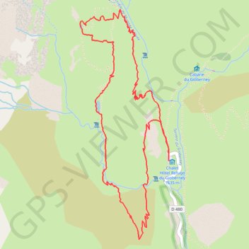 Randonnée lac du lauzon valgaudemar GPS track, route, trail