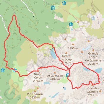 Tour Lauzière Colon GPS track, route, trail