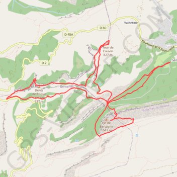 Bertagne Cauvin Fourcade GPS track, route, trail