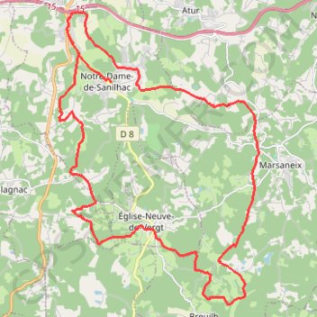 Balade marsaneix 2023 GPS track, route, trail