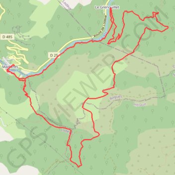 Madières - La Sauvie GPS track, route, trail