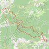 Circuit des gorges de l'Ardèche et GR4 GPS track, route, trail