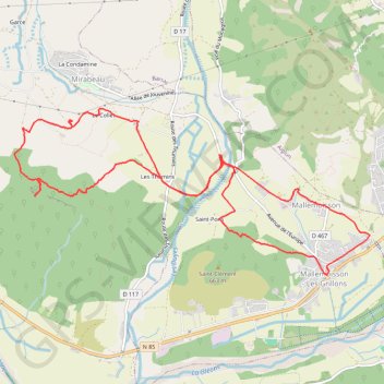 Mallemoisson - Mirabeau - Mallemoisson GPS track, route, trail
