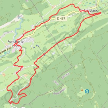 Le Tour du Val de Foncine le Haut GPS track, route, trail