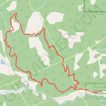 Braggin Rights to Long Distance Loop GPS track, route, trail