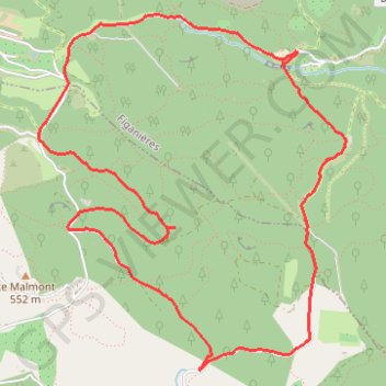 Draguignan - Le Malmont - Figanières GPS track, route, trail