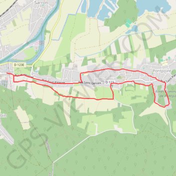 Découverte de Pontpoint GPS track, route, trail