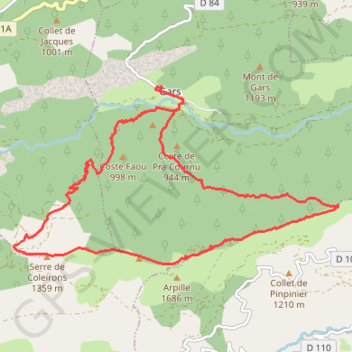 Arpille GPS track, route, trail
