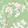 Bonaguil, sur le GR36, entre Périgord et Quercy GPS track, route, trail