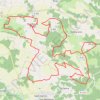 Marignac Le Franc 33 kms GPS track, route, trail