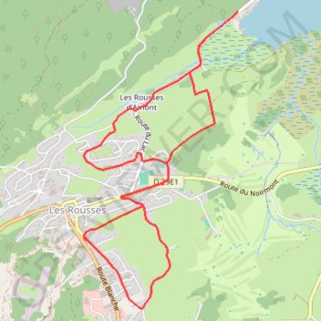 Le Tour du Rochat - Les Rousses GPS track, route, trail