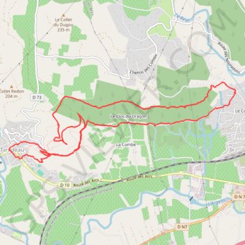 Taradeau GPS track, route, trail