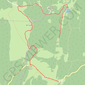 Un dimanche sur le plateau de Retord GPS track, route, trail