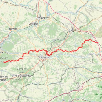 Amifontaine - Saint-Jean-aux-Bois GPS track, route, trail