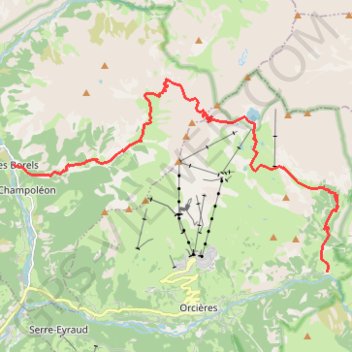 Col des Pisses GPS track, route, trail